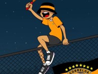 Desenho - Diseño - Arte - Dibujo de la Barra: Huracan Naranja &bull; Club: Cobreloa