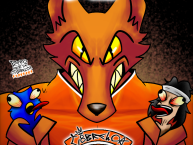 Desenho - Diseño - Arte - "Papá hay xno ZORRO" Dibujo de la Barra: Huracan Naranja &bull; Club: Cobreloa