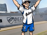Desenho - Diseño - Arte - "En El Estadio Centenario Ciudad De Quilmes" Dibujo de la Barra: Indios Kilmes &bull; Club: Quilmes &bull; País: Argentina