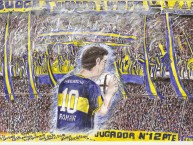 Desenho - Diseño - Arte - Dibujo de la Barra: La 12 • Club: Boca Juniors