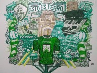 Desenho - Diseño - Arte - Dibujo de la Barra: La Banda 100% Caballito • Club: Ferro Carril Oeste