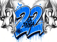 Desenho - Diseño - Arte - "Lp22" Dibujo de la Barra: La Banda de Fierro 22 &bull; Club: Gimnasia y Esgrima &bull; País: Argentina