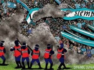 Desenho - Diseño - Arte - Dibujo de la Barra: La Banda de la Flaca • Club: Gimnasia y Esgrima Jujuy • País: Argentina