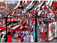 Desenho - Diseño - Arte - Dibujo de la Barra: La Banda de la Quema • Club: Huracán