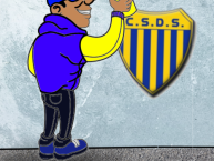 Desenho - Diseño - Arte - Dibujo de la Barra: La Banda del Docke • Club: Dock Sud