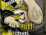 Desenho - Diseño - Arte - "Autor: Cesponarte." Dibujo de la Barra: La Banda Monstruo • Club: Almirante Brown • País: Argentina