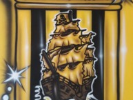 Desenho - Diseño - Arte - Dibujo de la Barra: La Banda Monstruo • Club: Almirante Brown