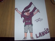 Desenho - Diseño - Arte - Dibujo de la Barra: La Barra 14 • Club: Lanús