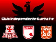 Desenho - Diseño - Arte - Dibujo de la Barra: La Guardia Albi Roja Sur • Club: Independiente Santa Fe