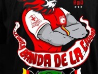 Desenho - Diseño - Arte - Dibujo de la Barra: La Guardia Albi Roja Sur • Club: Independiente Santa Fe