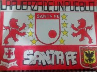 Desenho - Diseño - Arte - Dibujo de la Barra: La Guardia Albi Roja Sur • Club: Independiente Santa Fe • País: Colombia