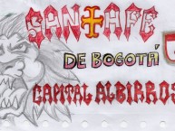 Desenho - Diseño - Arte - Dibujo de la Barra: La Guardia Albi Roja Sur &bull; Club: Independiente Santa Fe