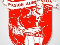 Desenho - Diseño - Arte - Dibujo de la Barra: La Guardia Albi Roja Sur • Club: Independiente Santa Fe