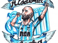 Desenho - Diseño - Arte - "Autor:tomasreyes939" Dibujo de la Barra: La Guardia Imperial • Club: Racing Club