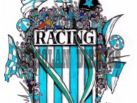 Desenho - Diseño - Arte - Dibujo de la Barra: La Guardia Imperial • Club: Racing Club • País: Argentina