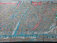 Desenho - Diseño - Arte - "vs arsenal año 1984, copando estando en la b" Dibujo de la Barra: La Guardia Imperial &bull; Club: Racing Club &bull; País: Argentina