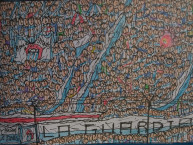 Desenho - Diseño - Arte - "Hay una banda que es distinta, no es igual a las demás" Dibujo de la Barra: La Guardia Imperial &bull; Club: Racing Club &bull; País: Argentina