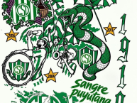 Desenho - Diseño - Arte - Dibujo de la Barra: La Guardia Puyutana &bull; Club: Sportivo Desamparados &bull; País: Argentina