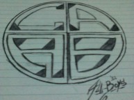 Desenho - Diseño - Arte - Dibujo de la Barra: La Peste Blanca • Club: All Boys