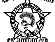 Desenho - Diseño - Arte - Dibujo de la Barra: La Sangre Azul • Club: Cruz Azul