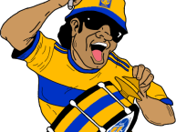 Desenho - Diseño - Arte - "Hincha con bombo" Dibujo de la Barra: Libres y Lokos &bull; Club: Tigres &bull; País: México