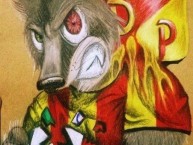 Desenho - Diseño - Arte - Dibujo de la Barra: Lobo Sur • Club: Pereira