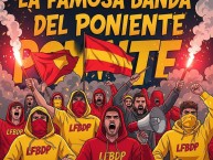 Desenho - Diseño - Arte - "LA FAMOSA BANDA DEL PONIENTE 1981 LA COLINA" Dibujo de la Barra: Locura 81 &bull; Club: Monarcas Morelia &bull; País: México