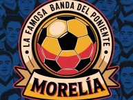 Desenho - Diseño - Arte - "LA FAMOSA BANDA DEL PONIENTE 1981 LA COLINA" Dibujo de la Barra: Locura 81 &bull; Club: Monarcas Morelia &bull; País: México