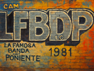 Desenho - Diseño - Arte - "LA FAMOSA BANDA DEL PONIENTE 1981 LA COLINA" Dibujo de la Barra: Locura 81 &bull; Club: Monarcas Morelia &bull; País: México