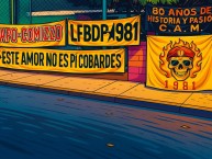 Desenho - Diseño - Arte - "LA FAMOSA BANDA DEL PONIENTE 1981 LA COLINA" Dibujo de la Barra: Locura 81 &bull; Club: Monarcas Morelia &bull; País: México