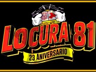 Desenho - Diseño - Arte - "LOCURA 81 PONIENTE 23 ANIV." Dibujo de la Barra: Locura 81 • Club: Monarcas Morelia