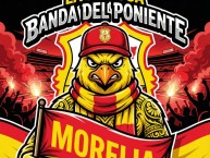 Desenho - Diseño - Arte - "LA BANDA DEL MORELIA ~ LA FAMOSA BANDA DEL PONIENTE" Dibujo de la Barra: Locura 81 &bull; Club: Monarcas Morelia &bull; País: México