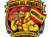 Desenho - Diseño - Arte - "LA BANDA DEL MORELIA ~ LA FAMOSA BANDA DEL PONIENTE" Dibujo de la Barra: Locura 81 &bull; Club: Monarcas Morelia &bull; País: México