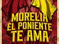 Desenho - Diseño - Arte - "LA FAMOSA BANDA DEL PONIENTE 1981 LA COLINA LA BANDA DEL ROJIAMARILLO" Dibujo de la Barra: Locura 81 &bull; Club: Monarcas Morelia &bull; País: México