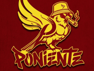 Desenho - Diseño - Arte - "LA FAMOSA BANDA DEL PONIENTE 1981 LA COLINA LA BANDA DEL ROJIAMARILLO" Dibujo de la Barra: Locura 81 &bull; Club: Monarcas Morelia &bull; País: México