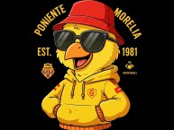 Desenho - Diseño - Arte - "LA FAMOSA BANDA DEL PONIENTE 1981 MORELIA" Dibujo de la Barra: Locura 81 &bull; Club: Monarcas Morelia &bull; País: México