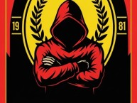 Desenho - Diseño - Arte - "LA FAMOSA BANDA DEL PONIENTE 1981 LA COLINA" Dibujo de la Barra: Locura 81 &bull; Club: Monarcas Morelia &bull; País: México