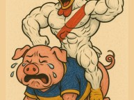 Desenho - Diseño - Arte - Dibujo de la Barra: Los Borrachos del Tablón &bull; Club: River Plate