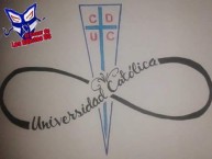 Desenho - Diseño - Arte - Dibujo de la Barra: Los Cruzados • Club: Universidad Católica • País: Chile