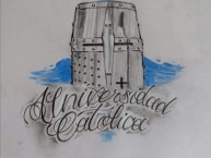 Desenho - Diseño - Arte - Dibujo de la Barra: Los Cruzados • Club: Universidad Católica • País: Chile