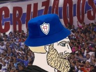 Desenho - Diseño - Arte - Dibujo de la Barra: Los Cruzados • Club: Universidad Católica • País: Chile