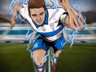 Desenho - Diseño - Arte - Dibujo de la Barra: Los Cruzados • Club: Universidad Católica • País: Chile