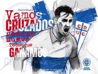 Desenho - Diseño - Arte - Dibujo de la Barra: Los Cruzados • Club: Universidad Católica • País: Chile