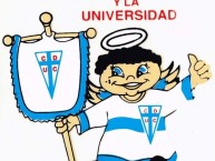 Desenho - Diseño - Arte - "Y llevamos en el alma el deseo de triunfar..." Dibujo de la Barra: Los Cruzados &bull; Club: Universidad Católica