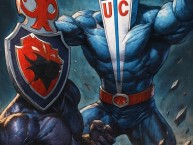 Desenho - Diseño - Arte - "Anti madres (anti udechile)" Dibujo de la Barra: Los Cruzados &bull; Club: Universidad Católica