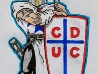 Desenho - Diseño - Arte - Dibujo de la Barra: Los Cruzados • Club: Universidad Católica • País: Chile