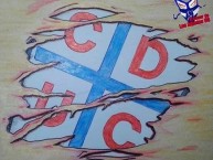 Desenho - Diseño - Arte - Dibujo de la Barra: Los Cruzados • Club: Universidad Católica • País: Chile