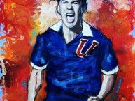 Desenho - Diseño - Arte - Dibujo de la Barra: Los de Abajo • Club: Universidad de Chile - La U