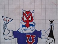Desenho - Diseño - Arte - "mi Unica pasión" Dibujo de la Barra: Los de Abajo &bull; Club: Universidad de Chile - La U
