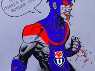 Desenho - Diseño - Arte - Dibujo de la Barra: Los de Abajo &bull; Club: Universidad de Chile - La U &bull; País: Chile